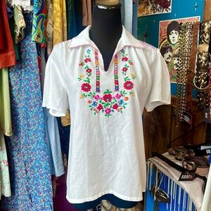Vintage Embroidered Blouse